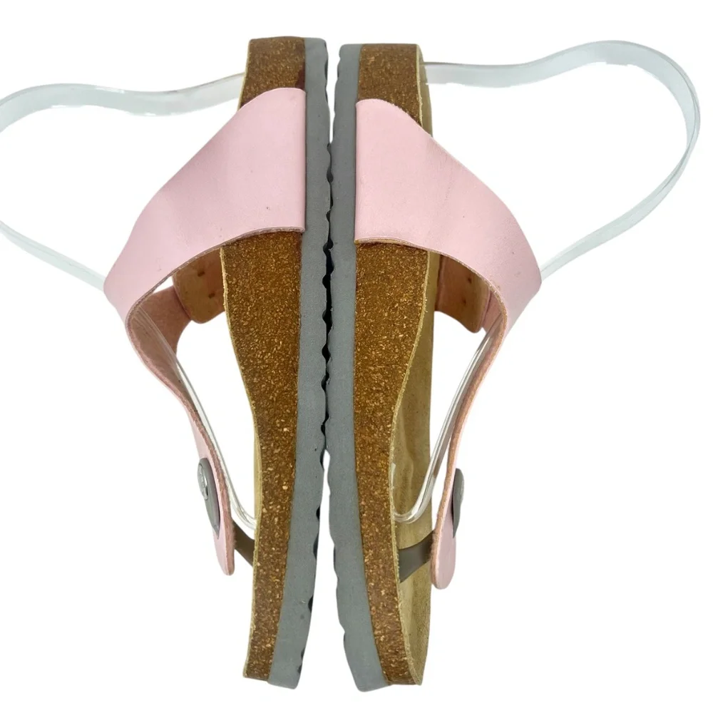 Birkenstock Women's Gizeh Pink Patent Leather Sandals size 7/38 - Picture 4 of 13
